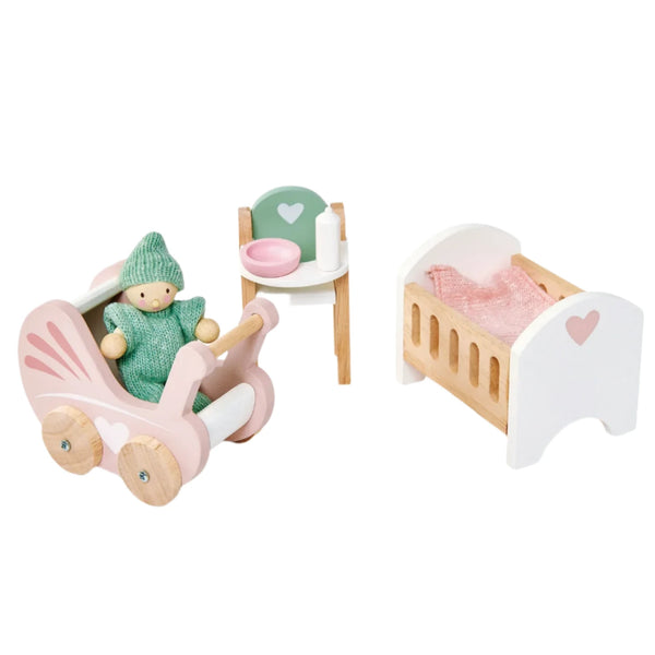 Tender Leaf Dolls House Nursery Set