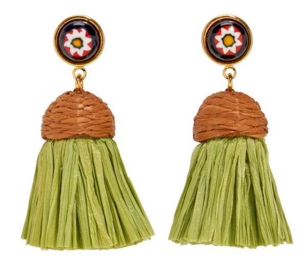 Lizzie Fortunato Raffia Earrings