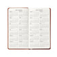 The 2026 Pocket Journal Planner Collection by Graphic Image features an open layout with 2026 and 2027 yearly calendars side by side—ideal as a personal pocket journal with Smyth sewn binding for extra durability.