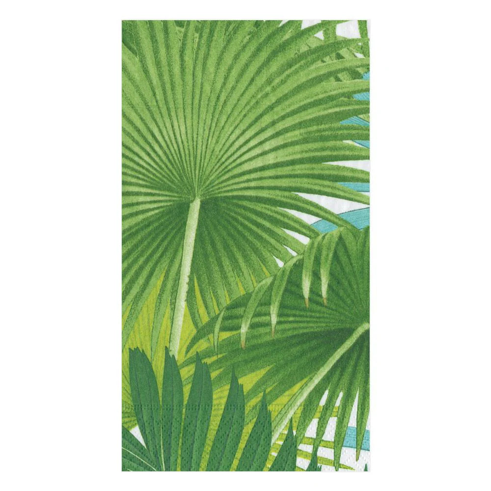 Palm Fronds White Napkin Collection - Thumbnail 2