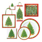 Caspari's Christmas Tree Collection features plates, napkins, bags, and party crackers—all decorated with festive Christmas trees and crafted with exceptional design.