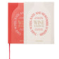 Set of two hardcover PrintWorks Wine Tasting Journals—one red, one cream—with gold “Wine Journal” and “Take Notes, Rate and Remember Forever” text. Ideal for recording wine tasting notes.