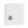 Dinner Napkin Set - White/Sage