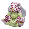 Herend Bunny and Lovey - Raspberry (Big Pink Bunny)