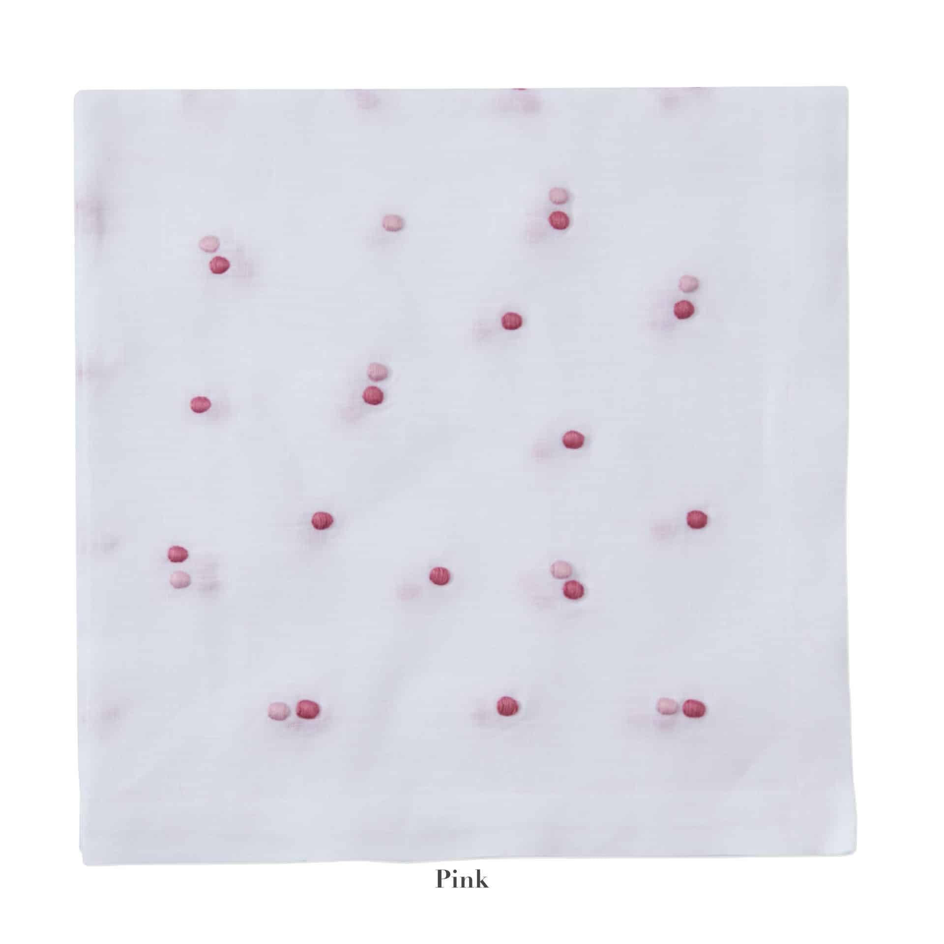 Deborah Rhodes Scatter Dots Embroidered Napkin - Thumbnail 3
