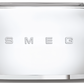 Silver retro-style Smeg 4-Slice Toaster Collection with two slots.
