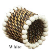 Woven Napkin Ring - White