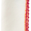 Knotted Edge Napkin Set - White / Pink / Orange