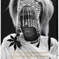 A monochrome portrait of a person with a beaded headdress and a traditional garment, with a caption explaining the meaning of 'safari' in Swahili and its connection to African Adventures: The Greatest Safari on Earth by Assouline.
