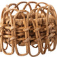 The Provence Napkin Ring by Juliska features a small, round, open-weave wicker design in light brown natural fibers—ideal for elevating your table setting or complementing hand-woven rattan décor.