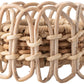 The Juliska Provence Napkin Ring is a small, round, hand-woven rattan accent with an open, decorative looped design—perfect for stylish table settings.