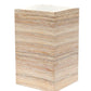 A rectangular, layered wooden block from Pigeon & Poodle’s Kona Bath Collection, featuring a light wood grain pattern, displayed against a white background.