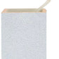 A white toothbrush rests in the Manchester Bath Collection holder by Pigeon & Poodle, which features a rectangular shape and elegant shagreen texture.