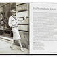 Open Little Book of Chanel by Graphic Image displaying a black and white photo of a woman standing outside a Chanel store, juxtaposed with text on the right page titled "The Triumphant Return" detailing historical information about the coutur