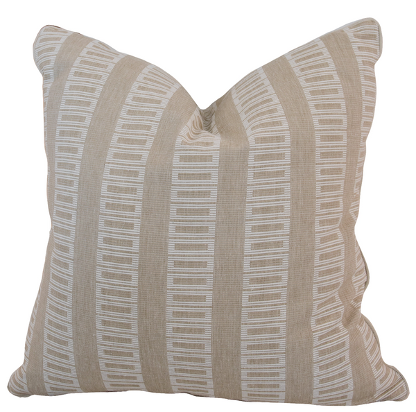 Lark Stripe Sand Dollar Pillow