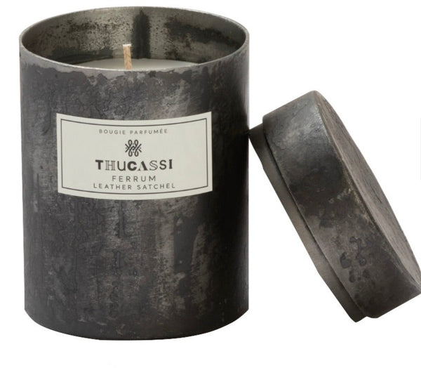 Thuram Ferrum Candle Collection, Leather Satchel