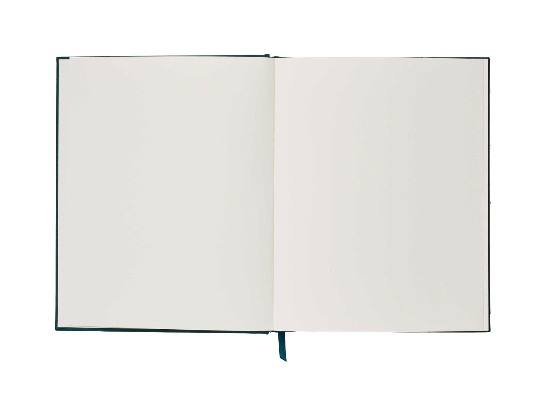 The Strawberry Fields Embroidered Sketchbook by Rifle Paper Co. features unlined pages and is shown open in hardcover, lying flat on a white background.
