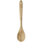 The Cuisinart Bamboo Kitchen Tools feature a bamboo wooden spoon with a natural oil finish and a handle hole, shown on a white background—ideal for nonstick cookware.