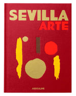 Assouline's "Sevilla Arte" boasts an eye-catching red cover adorned with abstract yellow and red shapes that evoke the dynamism of flamenco dancers.