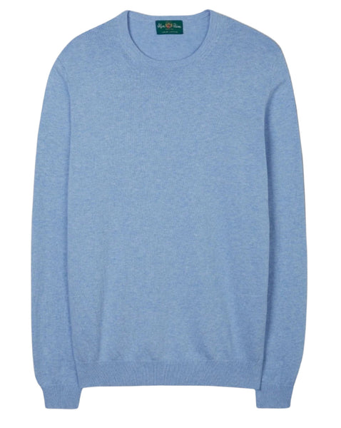 An Alan Paine Leysmill Crewneck is laid flat. The knit fabric appears soft and comfortable.