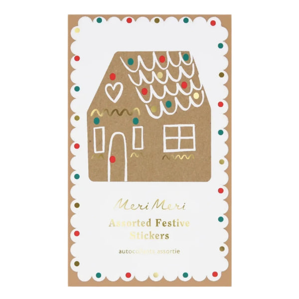 Meri Meri Gingerbread Stickers (50 sheets)