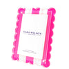 Scallop Stripe Frame - Hot Pink, 4 x 6 or 5 x 7
