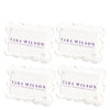 Scallop Place Card Holder Set - Clear