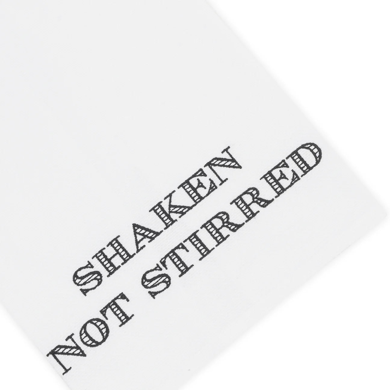 Shaken Not Stirred Tip Towel