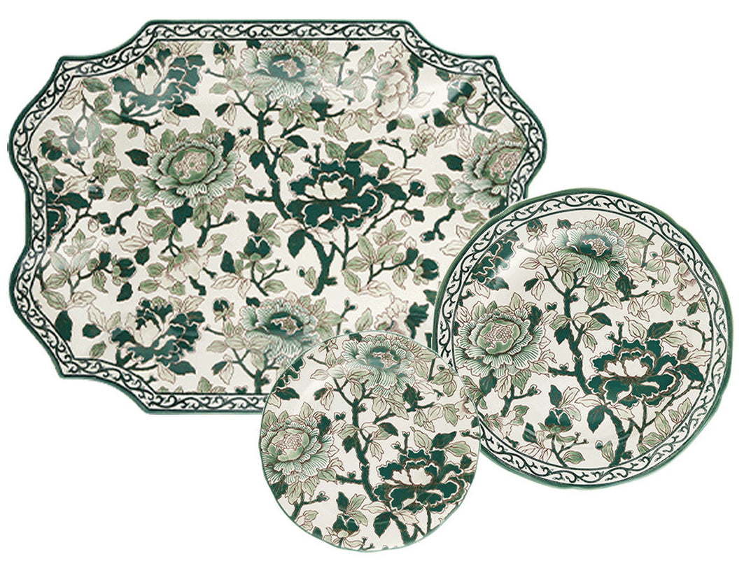 Pivoines Vertes Dinnerware Collection - Thumbnail 4