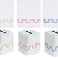 Haute Home Waverly Bath Accessories featuring three sets of premium Italian linen towels and square tissue box covers with decorative wavy trim in light green, pink, or blue.