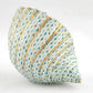 Herend's Reserve Collection Multicolor Octopus in Shell features blue and green scales with 24k gold accents, displayed against a plain white background.