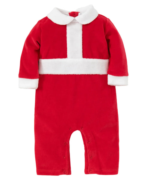 Kissy Kiss Christmas Magic Velour Playsuit