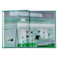 Open to a page in the *Little Book of Bottega Veneta* by Graphic Image, showing signature Intrecciato handbags on wall shelves and in display cases under the glowing luxury brand name.