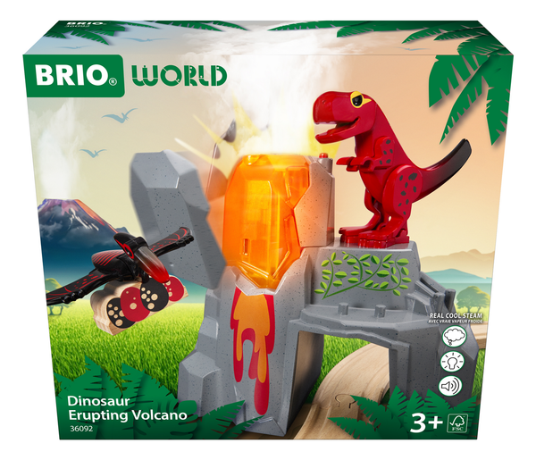 BRIO World Dinosaur Erupting Volcano