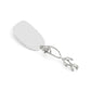A silver cake server with a flat blade and an ornate floral branch handle from the Michael Aram White Orchid Serveware Collection, combining elegance and purity.