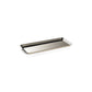 The Park Lane Versatile Rectangle Tray Collection by Zodax features a sleek, metallic steel tray with raised edges, ideal for serving or organizing essentials and adding a decorative touch to your space.