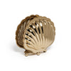 Cap Ferrat Fan Shell Napkin Holder - Polished Gold