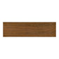 The Carolyn 3 Door Sideboard by Hickory Chair features a rectangular wooden plank top with a smooth brown finish and visible grain patterns, viewed from above against a white background—an elegant addition to any interior.