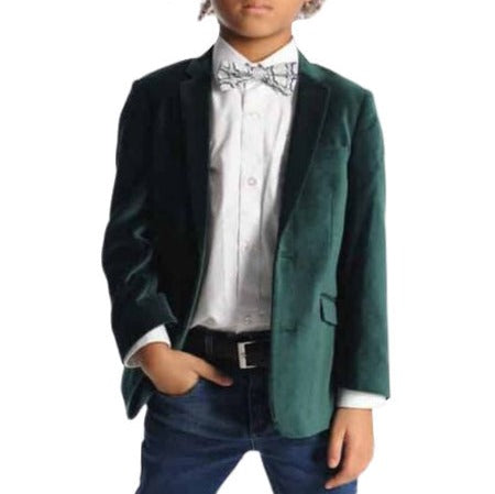 Boys blazer clearance velvet