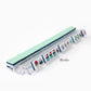 Against a white background, a clear rack displays hand-painted mahjong tiles from the Oh My Mahjong Tile Collection by Oh My Mahjong, with "Birdie" visible beside it for a personalized gaming touch.