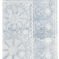 The Kim Seybert Provence Napkin Set features light blue and white stylized flowers and leaves, and pairs beautifully with a matching tablecloth.