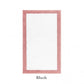 The Graccioza Egoist Border Bath Rug is rectangular and white with a customizable blush pink border, shown on a white background. "Blush" appears below the rug.