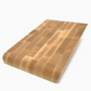 The J.K. Adams Infinity Edge Maple Cutting Board features a rectangular end grain design with rounded edges and a smooth finish for durability, shown on a white background.