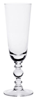 The Fanny Clear Collection wine glass by William Yeoward Crystal features a classical bowl and decorative stem, shown empty on a white background.