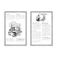 Discover two black-and-white illustrated recipe pages from The Art of Cocktails by Penguin Random House, featuring highball and julep cocktail instructions inspired by a classic bartender’s manual. Each page includes decorative borders and vintage-style illustrations of people, ideal for anyone who loves vintage cocktails or timeless mixology recipes.