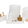 Cordoba Bath Collection - White Burlap Ceramic