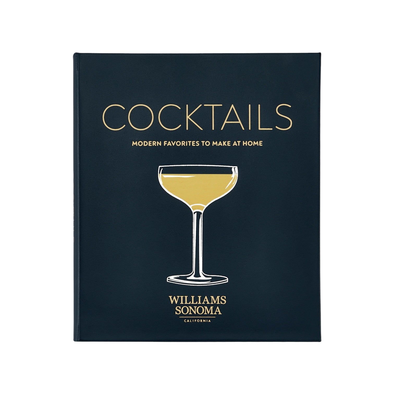 Williams Sonoma: Cocktails by Graphic Image is a hardcover book featuring a cocktail glass on the cover—ideal for anyone seeking to enhance their mixology skills and discover new recipes for their home bar.