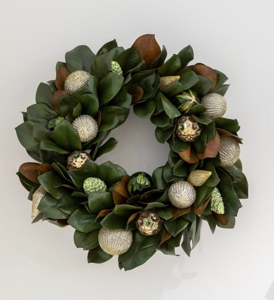 Custom Faux Embellished Wreath