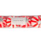 A clear wrapper holds six Meri Meri Peppermint Candy Surprise Balls, red and white striped with silver stars—ideal festive stocking fillers or charming party bag treats.