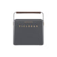 The Gin Trunk by Fieldbar is a dark gray rectangular hard case cooler box with a brown handle and "FIELDBAR" in gold on the front, designed for superior thermal performance.